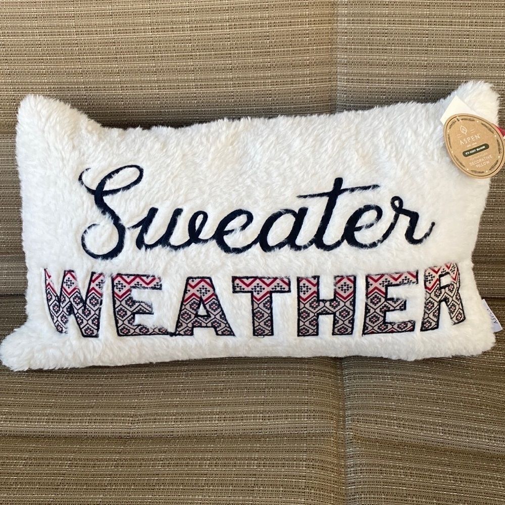 Aspen Feather Filled Decorative Pillow 14x24